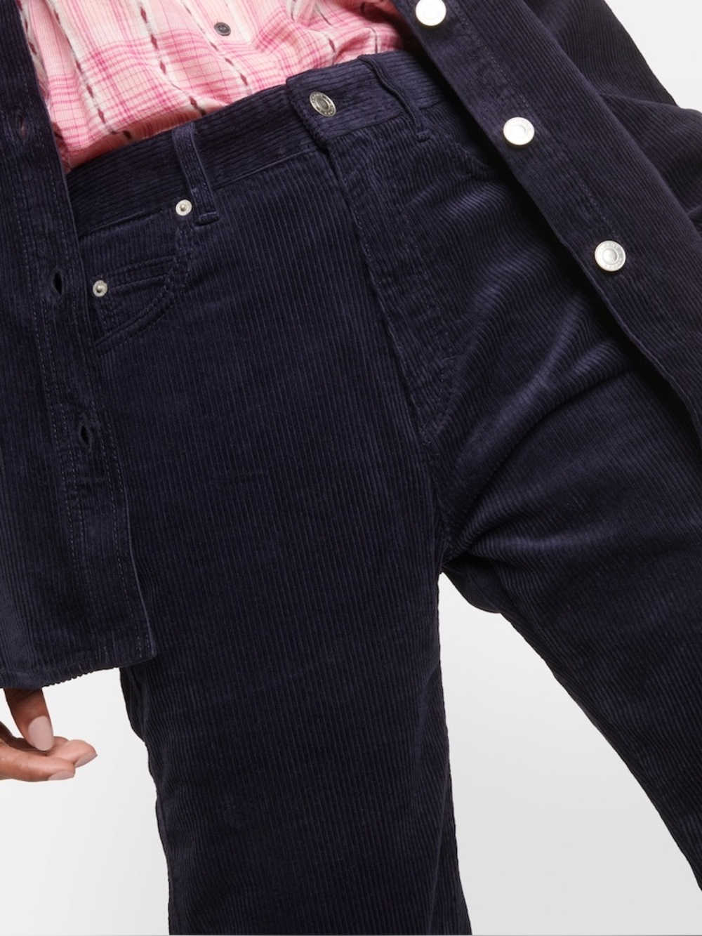 Isabel Marant Corduroy women’s Rwan  Pants - Navy Blue size 6